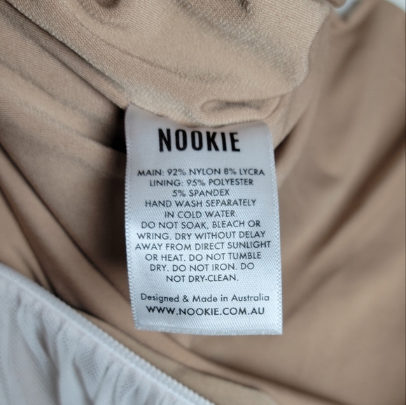 Nookie x REVOLVE Mecca Midi Dress Size XSStunning Bridal White + Nude Mesh - Picture 14 of 14